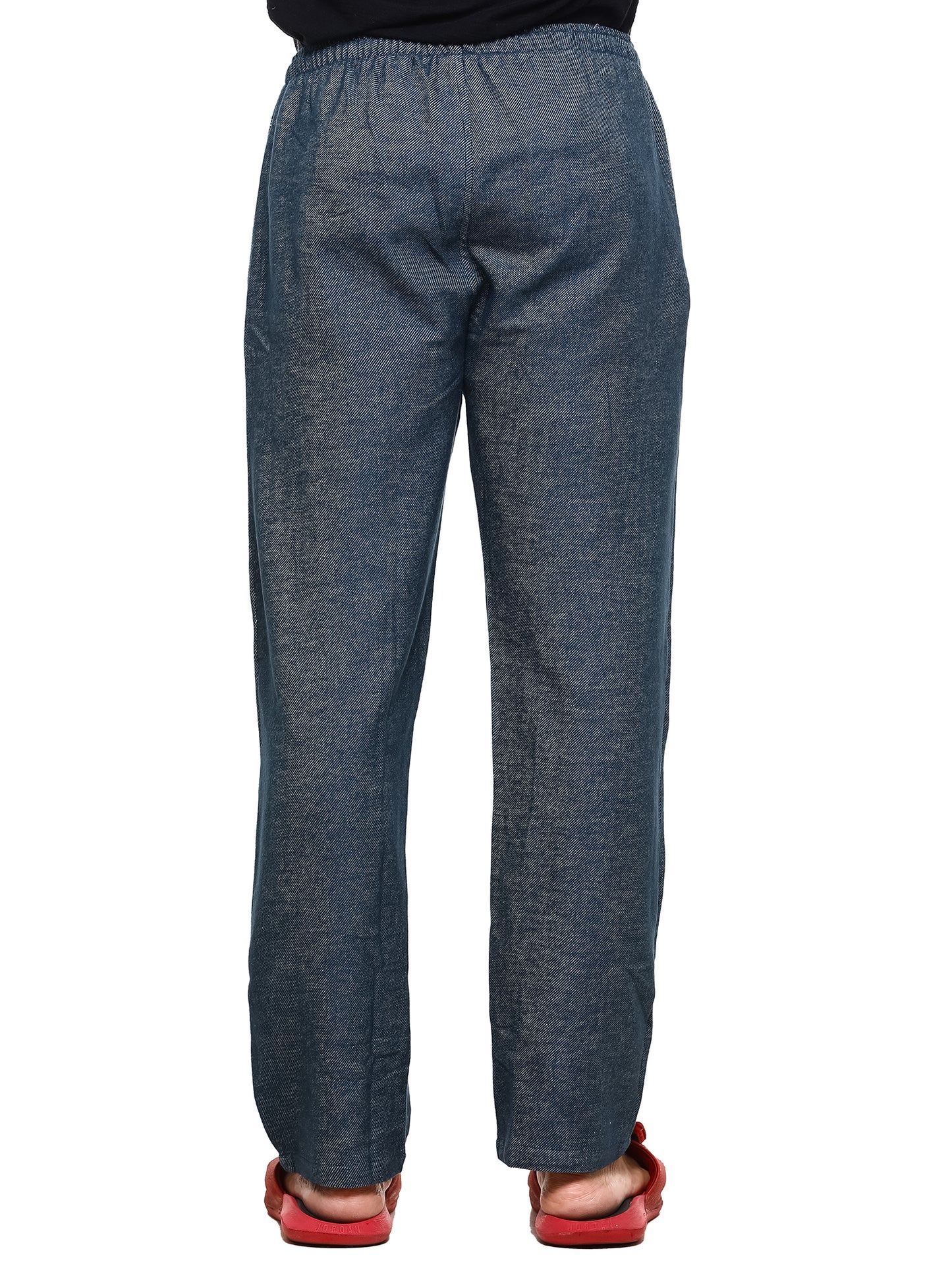 Twist99 Mens Linen Casual Pants Lightweight Solid Plus Size Pyjama Beach Pants Elastic Waist Jogger Yoga Summer Pyjama (Navy Linen Denim,)Plus Size (S To 8XL)(30 To 56)