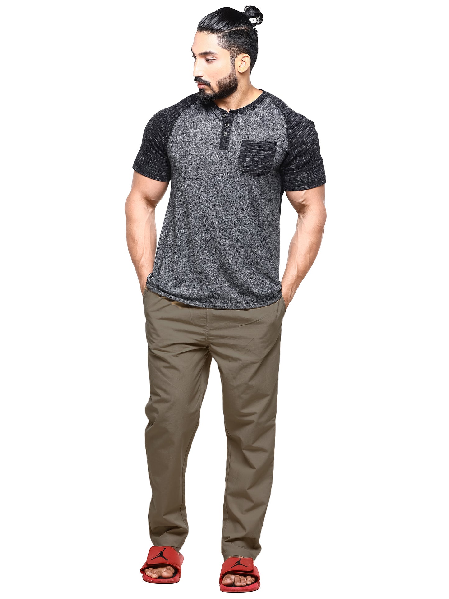 Twist99 Mens Linen Casual Pants Lightweight Solid Plus Size Pyjama Beach Pants Elastic Waist Jogger Yoga Summer Pyjama (Brown,)Plus Size (S To 8XL)(30 To 56)
