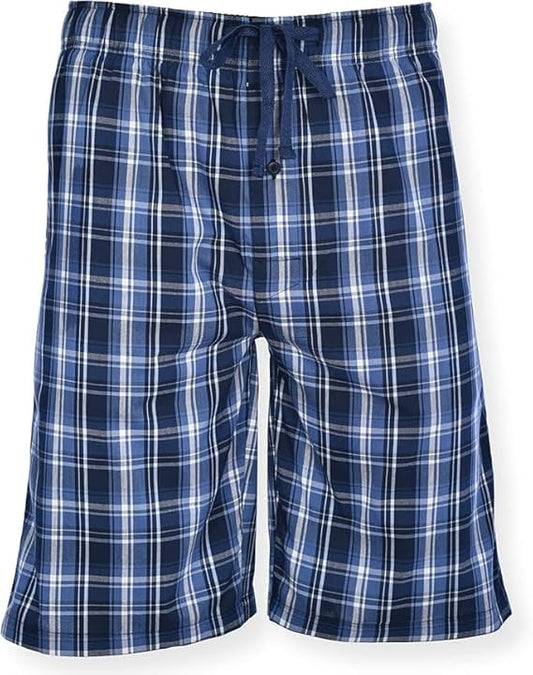 Twist99 Women's Cotton Checkered Shorts – High Waist Lounge Shorts with Pockets | Regular & Plus Sizes