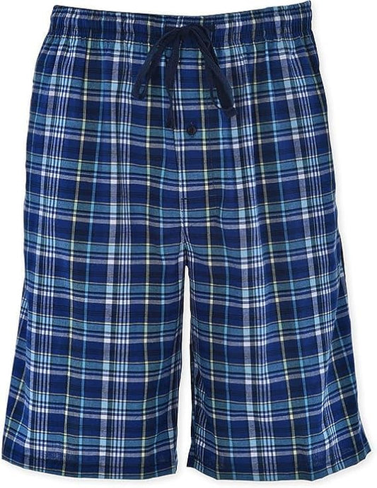 Twist99 Women's Cotton Checkered Shorts – High Waist Lounge Shorts with Pockets | Regular & Plus Sizes