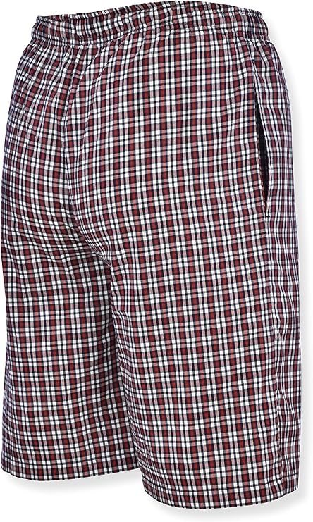 Twist99 Women's Cotton Checkered Shorts – High Waist Lounge Shorts with Pockets | Regular & Plus Sizes
