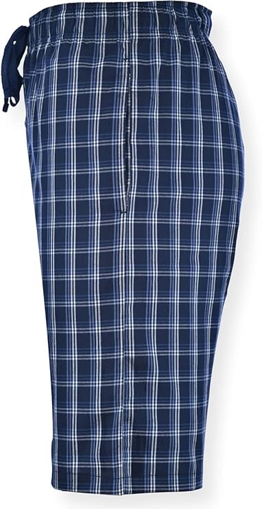 Twist99 Women's Cotton Checkered Shorts – High Waist Lounge Shorts with Pockets | Regular & Plus Sizes
