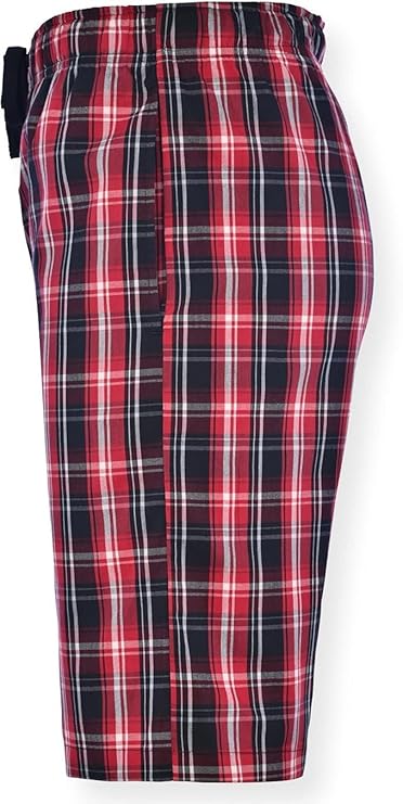 Twist99 Women's Cotton Checkered Shorts – High Waist Lounge Shorts with Pockets | Regular & Plus Sizes
