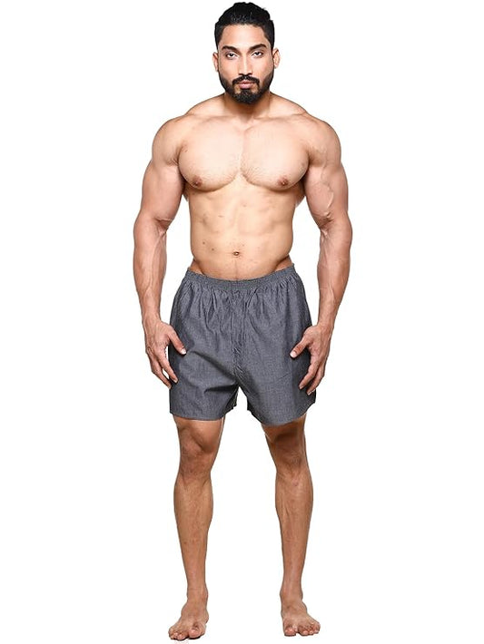 Twist99 Men's Cotton Shorts Boxers | Regular Fit Boxers Shorts for Mens | Lightweight Boxers for Men