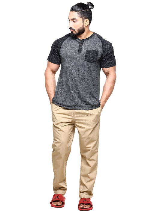 Twist99 Mens Linen Casual Pants Lightweight Solid Plus Size Pyjama Beach Pants Elastic Waist Jogger Yoga Summer Pyjama (Beige,)