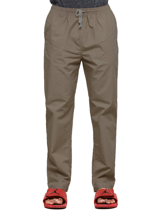 Twist99 Mens Linen Casual Pants Lightweight Solid Plus Size Pyjama Beach Pants Elastic Waist Jogger Yoga Summer Pyjama (Brown,)Plus Size (S To 8XL)(30 To 56)
